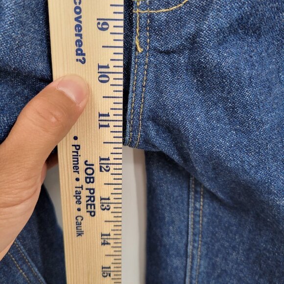 Carhartt Men Blue 100% Cotton Flame Resistant Work Straight Jeans Size 40 - Picture 7 of 12